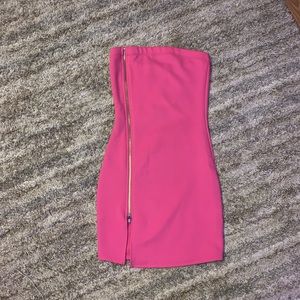 Hot pink club dress